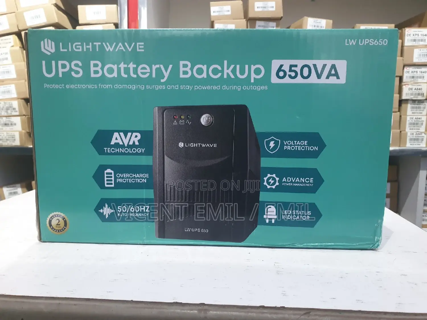 Ups Uninterrupted Power Supply Lightwave 650va