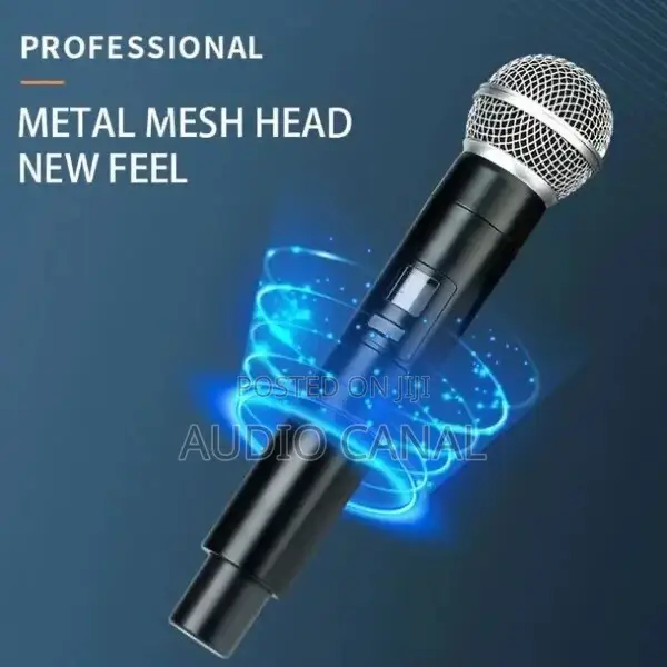 Double Microphone Shure Brand
