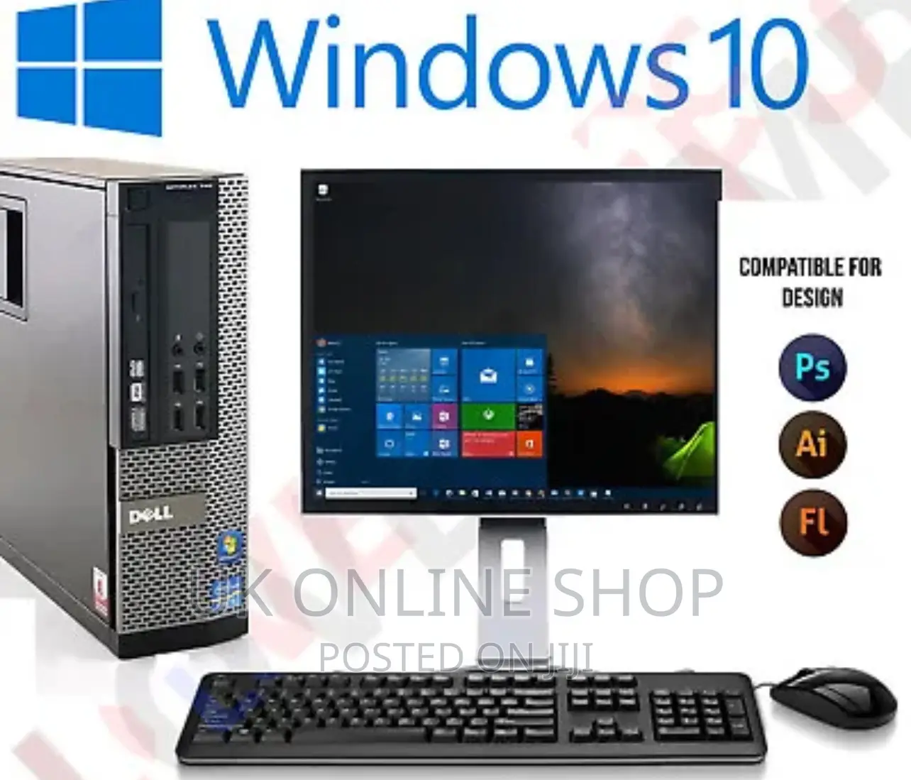 Desktop Computer Dell X51 8GB Intel Core I5 HDD 1T