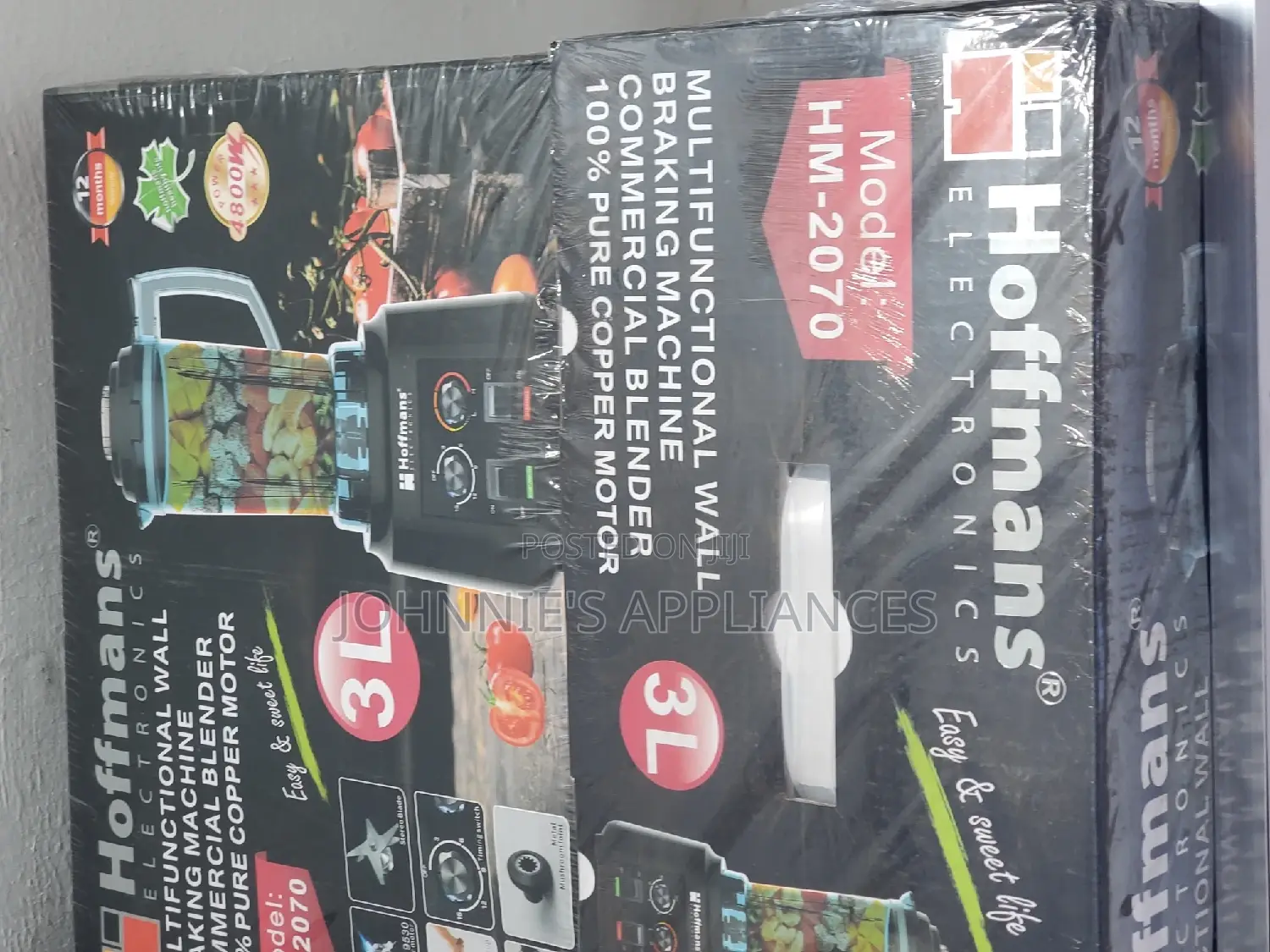Commercial Hoffman Electric Blender 3l