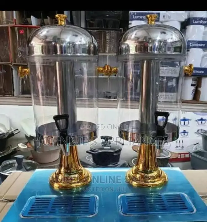 Multipurpose Gold Juice Dispenser Double