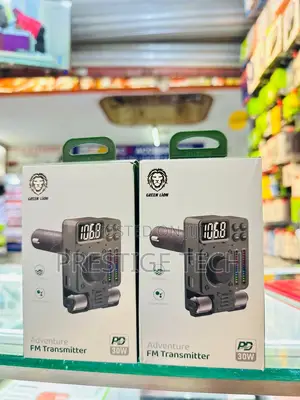 Green Lion Adventure FM Transmitter and Car Charger 30W