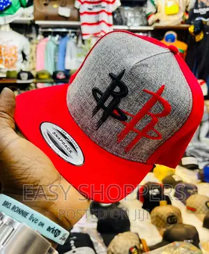 Adjustable Hat Flat Bill Adult Baseball Cap Red