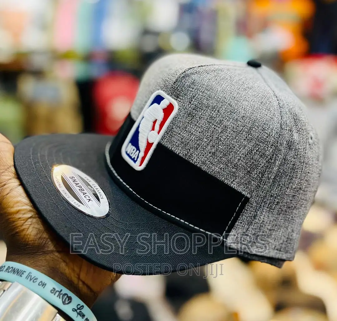 Snapback Adjustable Hat Flat Bill H Grey Baseball Cap