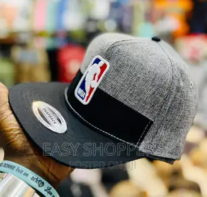 Snapback Adjustable Hat Flat Bill H Grey Baseball Cap