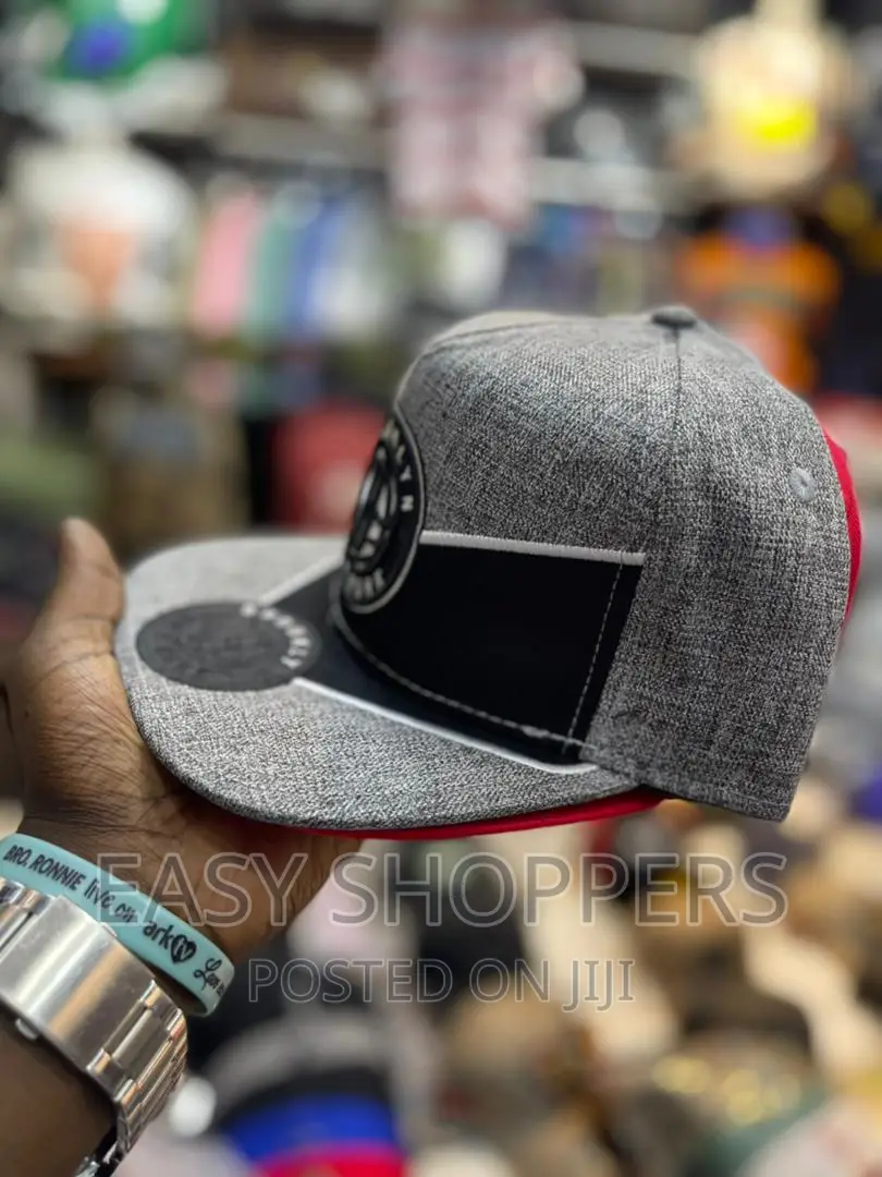 Snapback Adjustable Hat Flat Bill H Grey Baseball Cap
