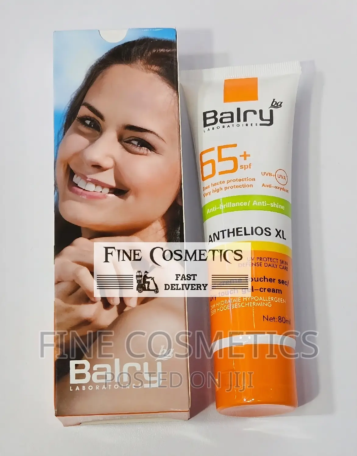 SPF65+ Anti-Shine Sunscreen 24hrs UV Protection Sunblock.