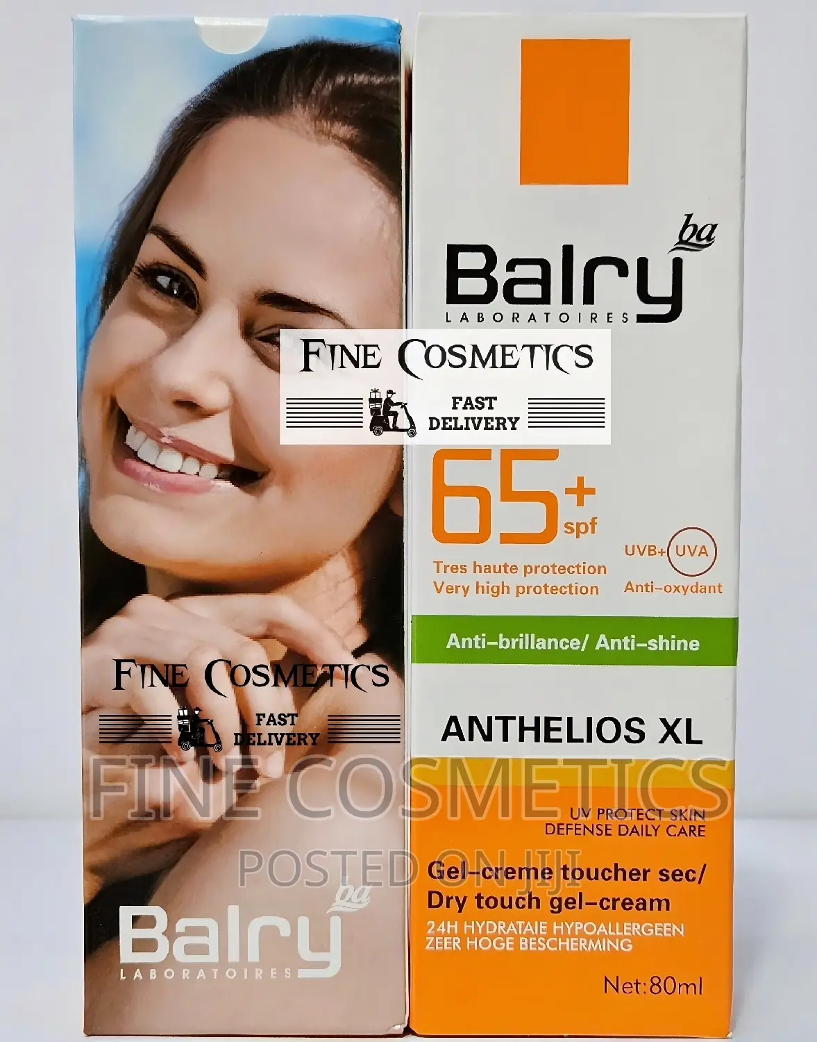 SPF65+ Anti-Shine Sunscreen 24hrs UV Protection Sunblock.