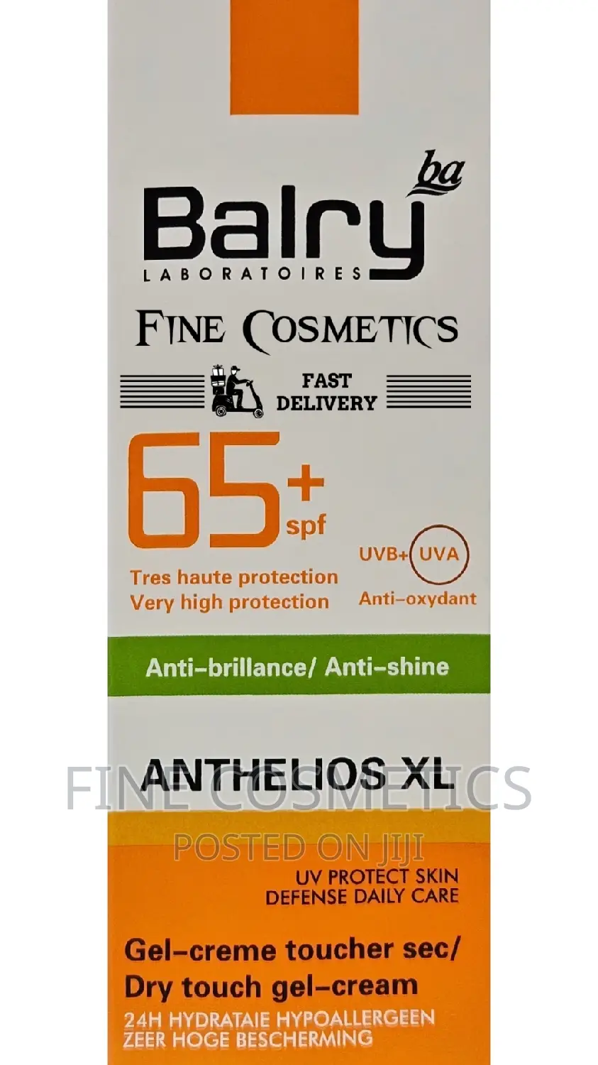 SPF65+ Anti-Shine Sunscreen 24hrs UV Protection Sunblock.