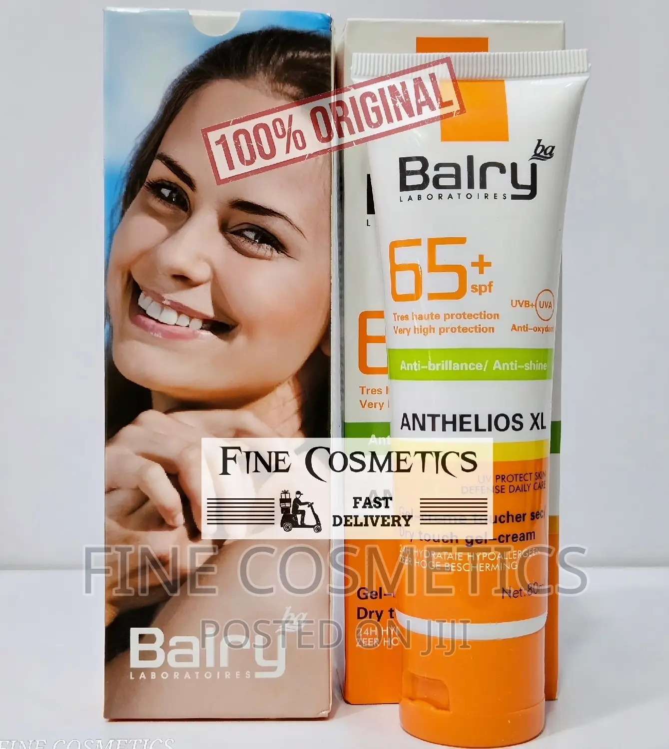 SPF65+ Anti-Shine Sunscreen 24hrs UV Protection Sunblock.