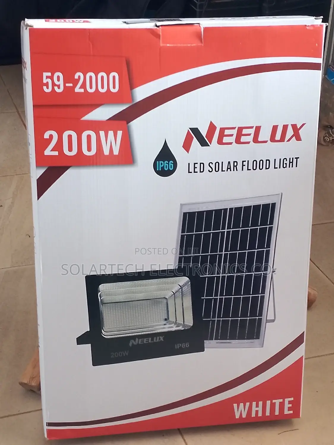 200w Neelux Led Solar Flood Light