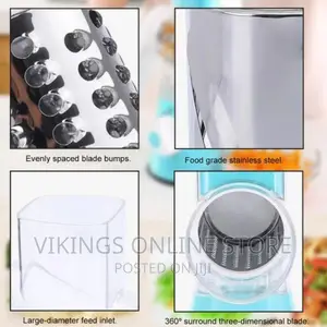 Tabletop Drum Vegetable Hand-Cranked Q Rotary Grater