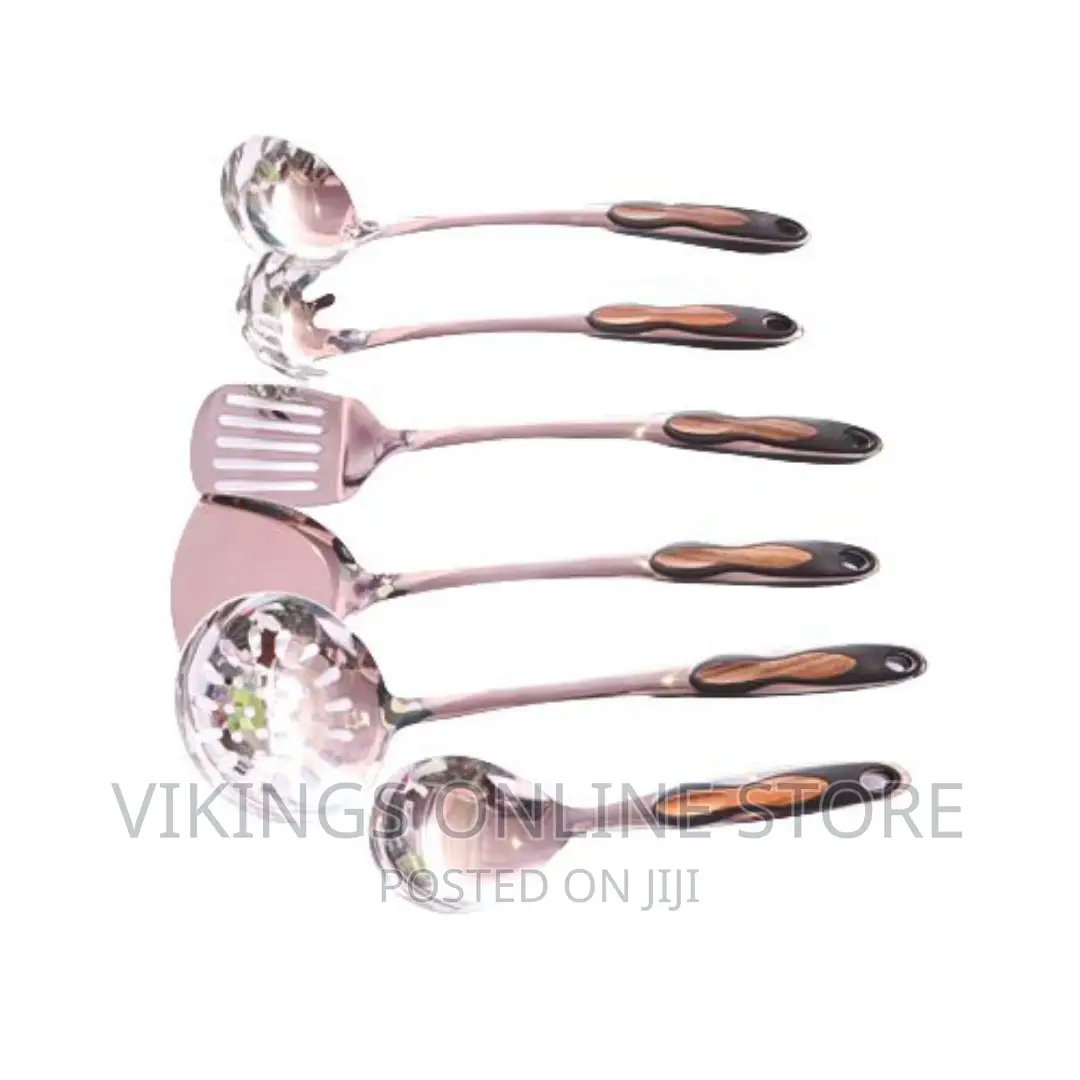 7 Pieces of Kitchen Serving Spoons- Silver