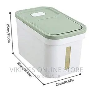 10kg Rice Bucket/Beans/Flour/Cereal Storage Box Container –