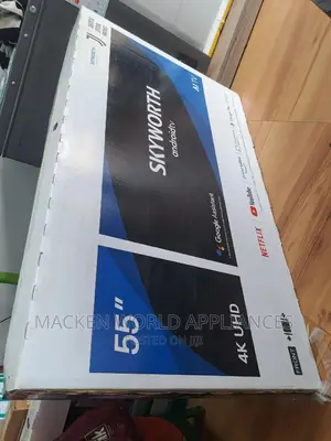 55 Skyworth Smart Android UHD Framless Inbuilt Decoder.