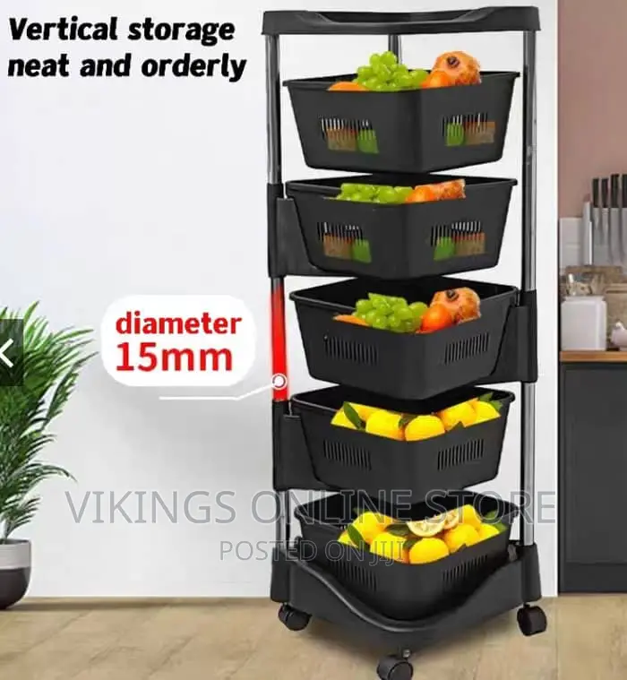 Plastic Tier Kitchen Storage Rack