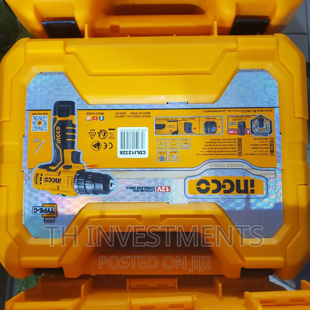 Ingco 12V Cordless Drill.