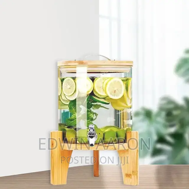 Glass Beverage Dispenser 5L