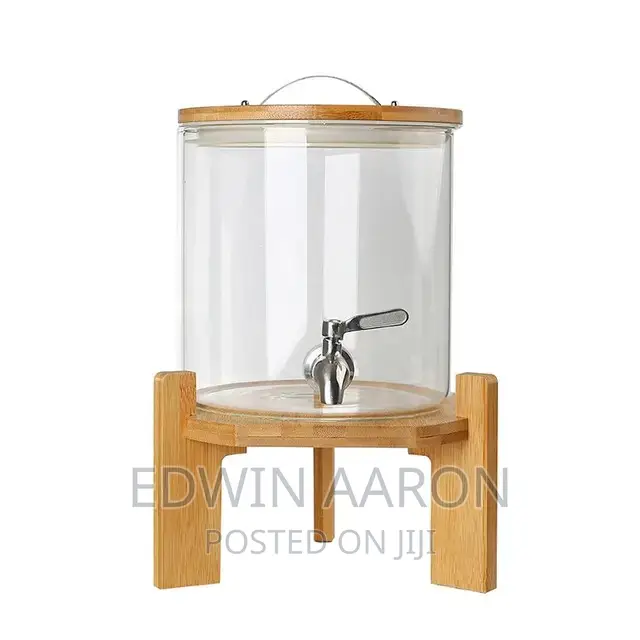 Glass Beverage Dispenser 5L