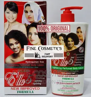 ELLE 5 | New Improved Whitening and Repairing Body Lotion.