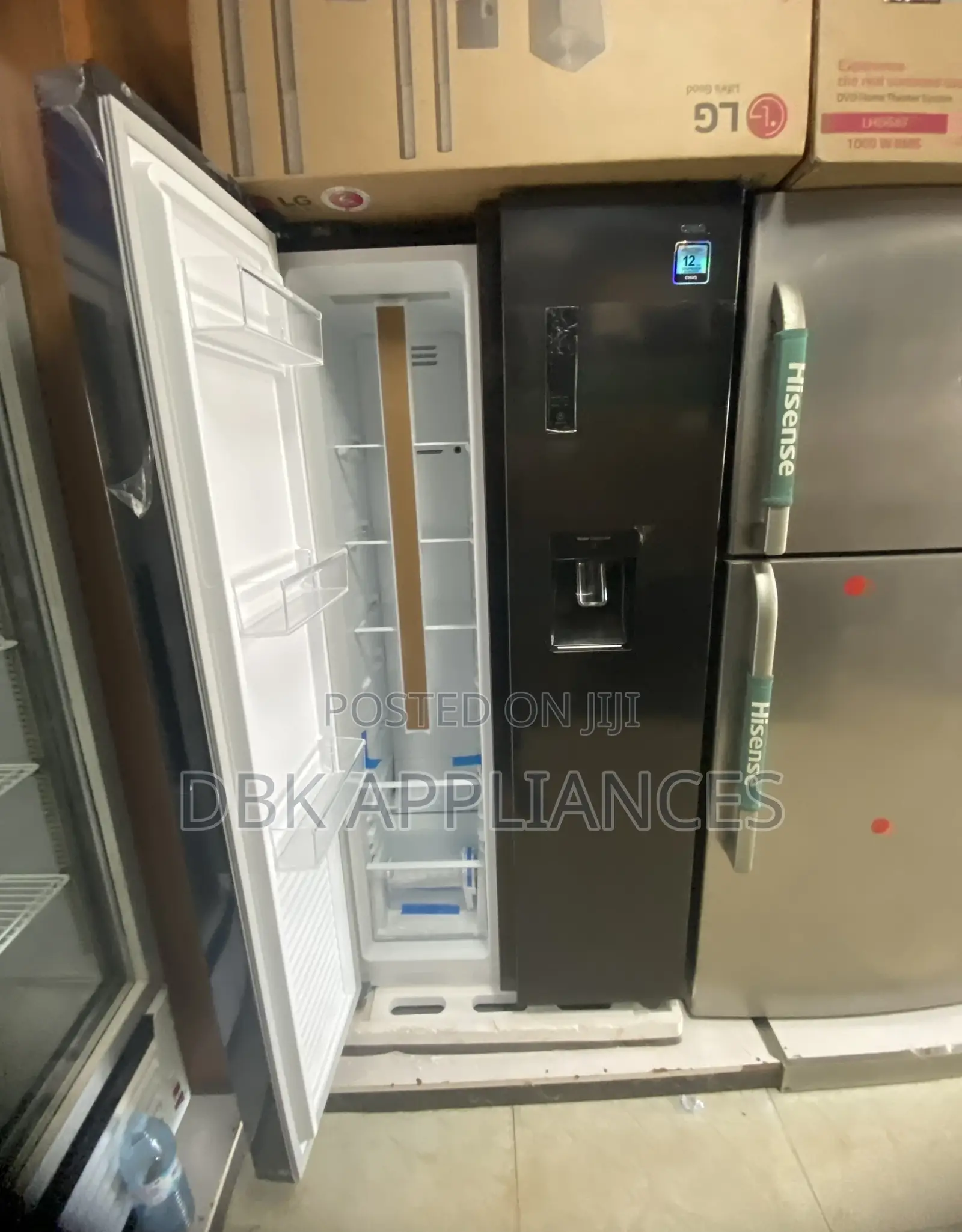 Chiq 560l Side by Side Fridge With a Dispenser 5yr Warranty
