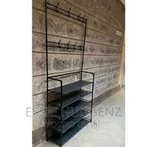 Clothes Hanger With Shoes Rack