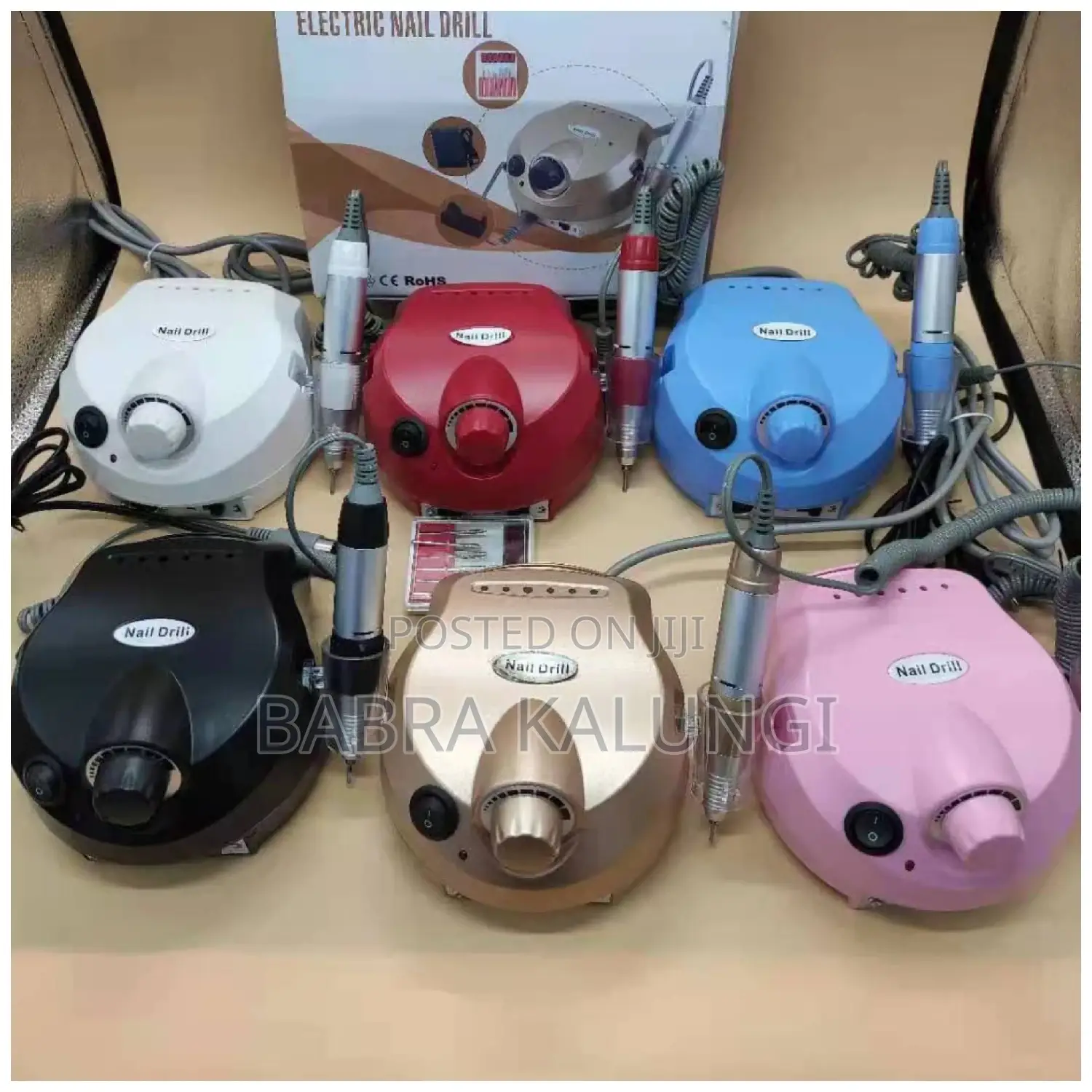 Blue Electric Nail Drill