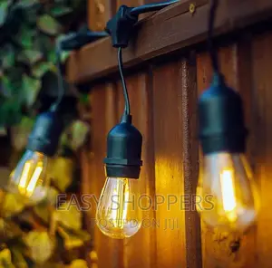 Vintage Outdoor String Lights Waterproof Edison Bulbs