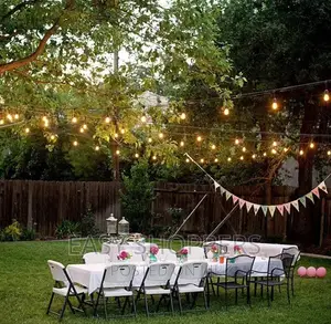 Warm Outdoor String Lights Edison Bulbs for Decorations 10m 20 Bulbs