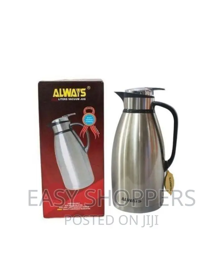 Always [Pressing] 3L Unbreakable Vacuum Flask -Silver.