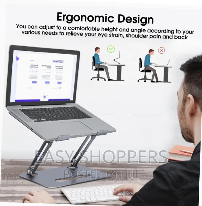 Laptop Stand Adjustable Laptop Riser, 10-15.6 Inch