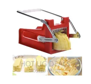 Potato Cutter for French Fries - Aluminium,Red