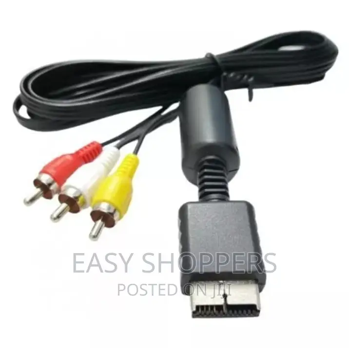 Audio Video Cable Ps2 Console Playstation 1.8m