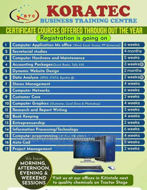 Computer Certificate Courses