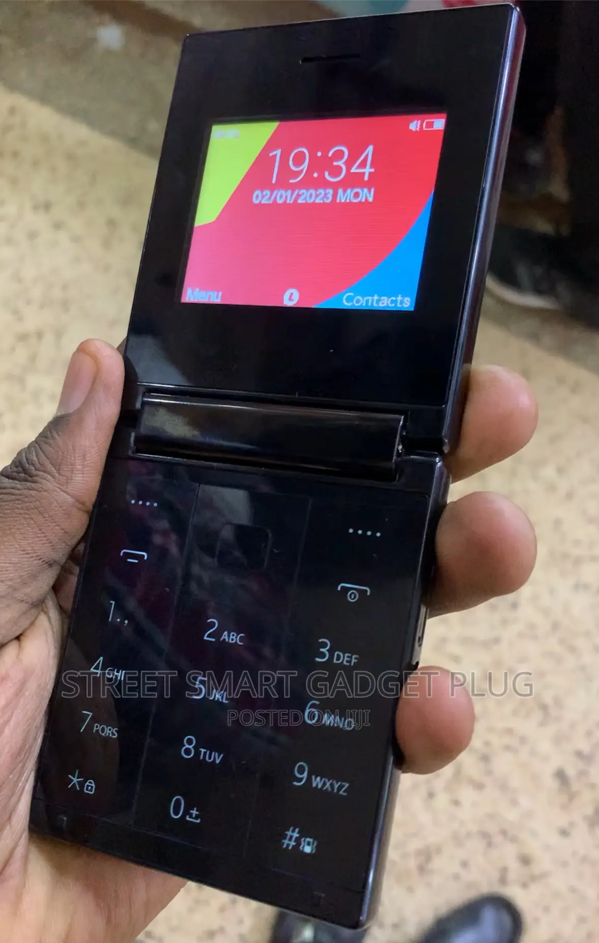 New Itel Flip 1 8 GB Black