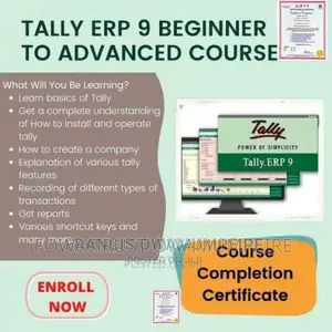 Tally ERP 9 Training|Free Installation