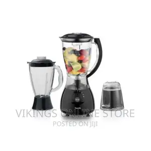 Saachi 2 Jars Blender + Grinder,1.5litres- Black