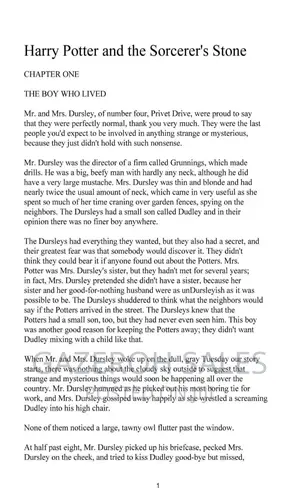 Harry Potter (Soft Copies/Ebooks)