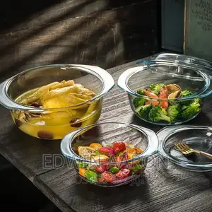 Glass Serving Dish Set 3pc