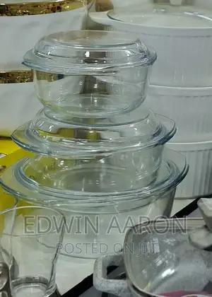 Glass Serving Dish Set 3pc