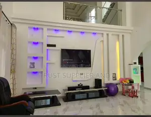 Gypsum Ceiling and Tv Unit Done for Davis