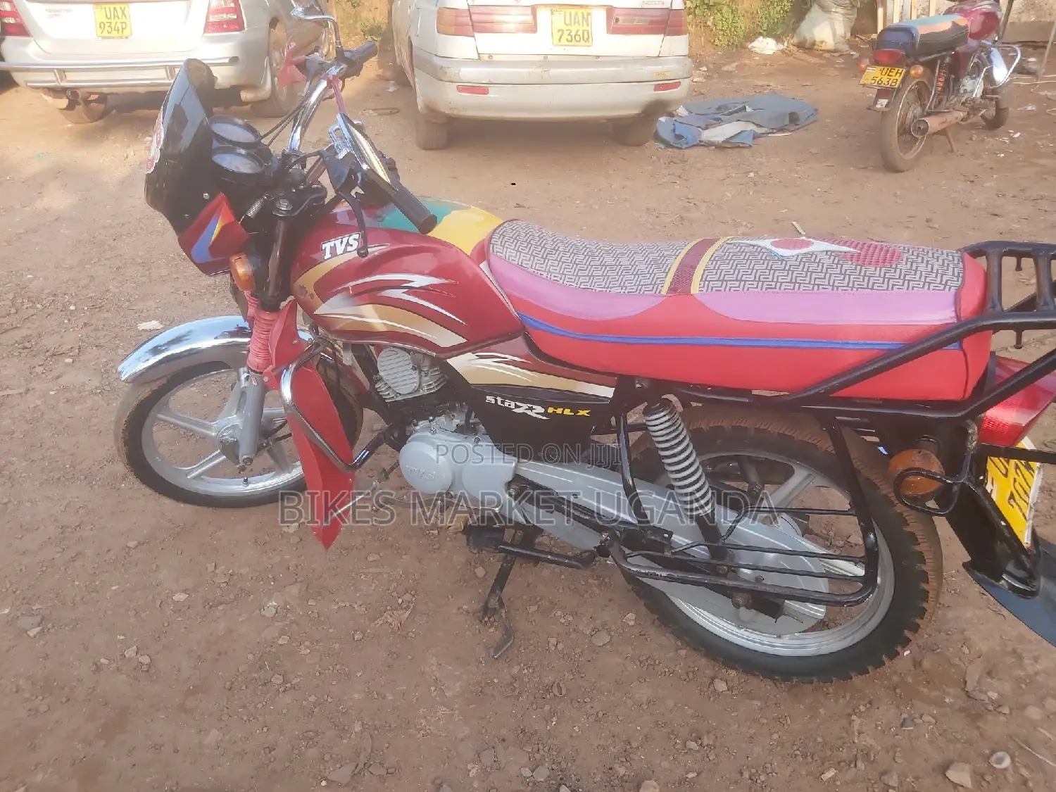 TVS XL 100 2018 Red
