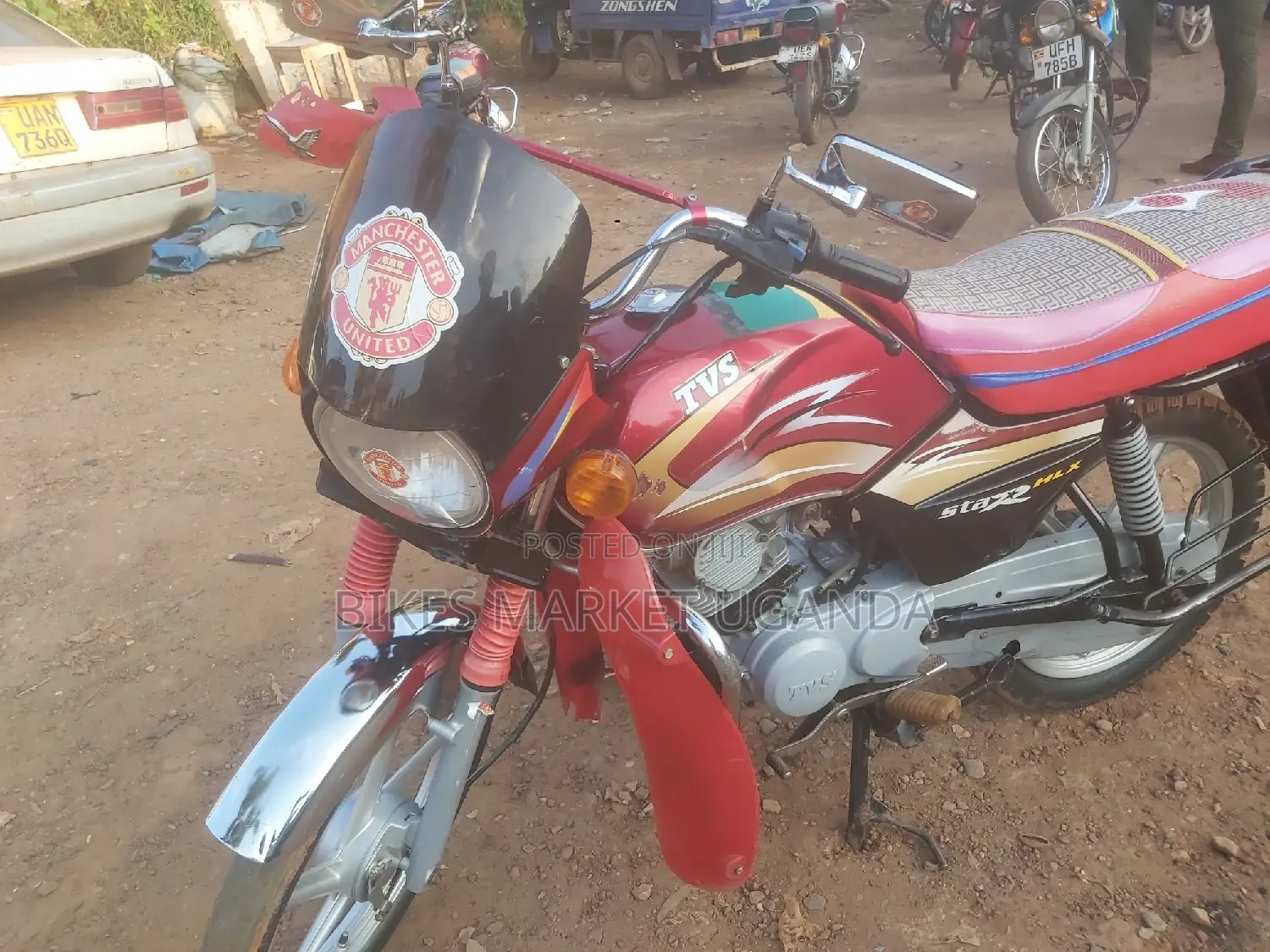 TVS XL 100 2018 Red