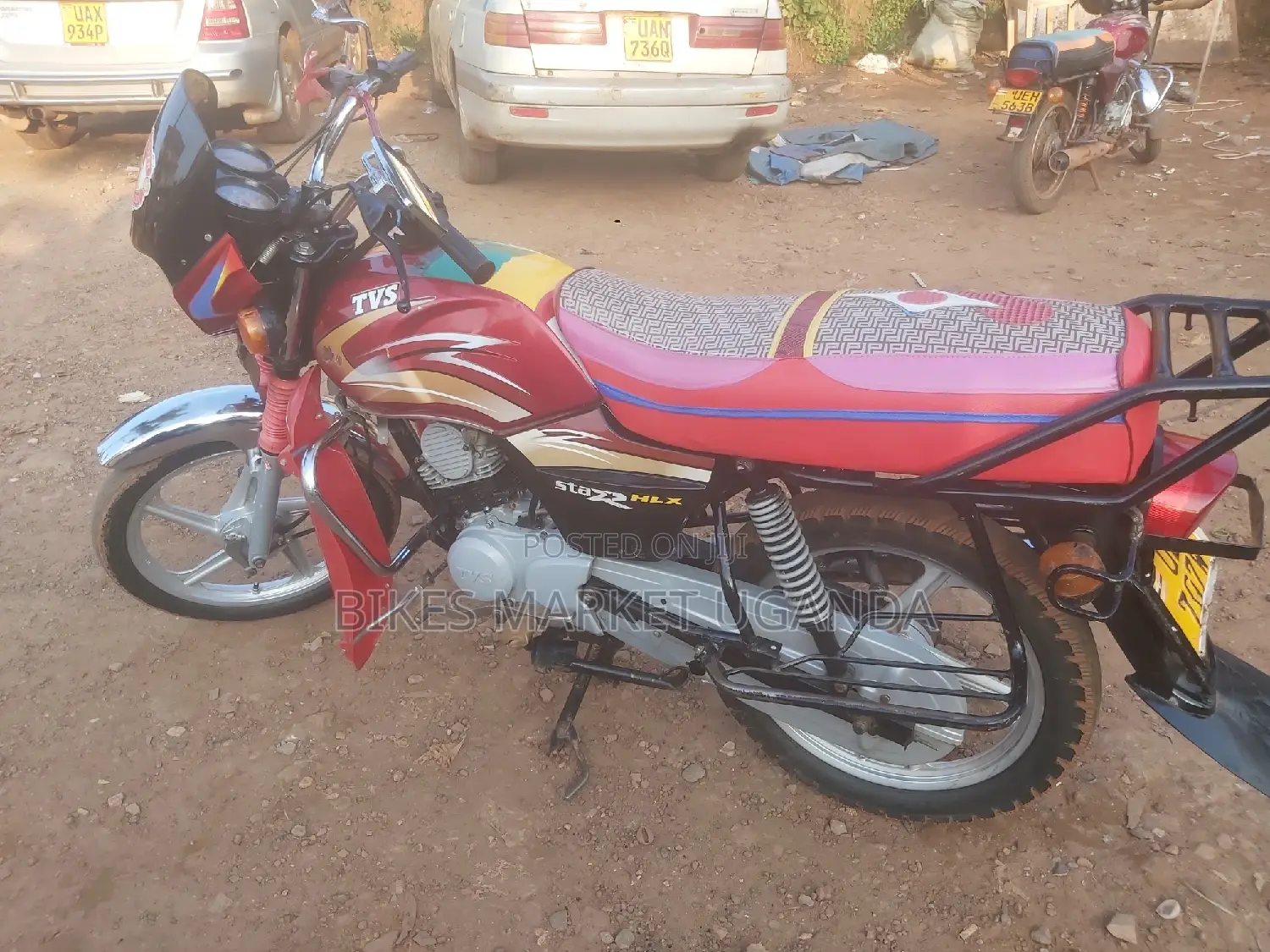 TVS XL 100 2018 Red
