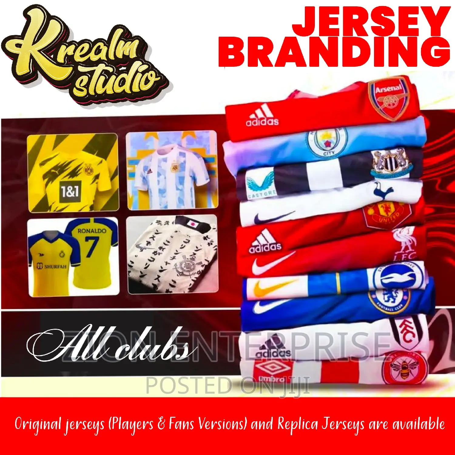 Jersey Branding and Printing