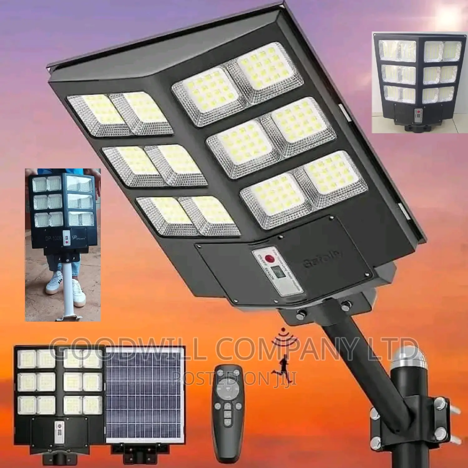 1000w Solar Street Light 10yrs Life Span Class A