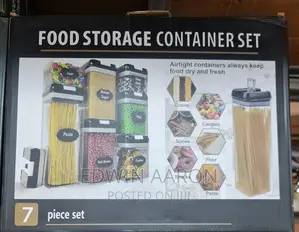Airtight Cereal Container 7pc Set