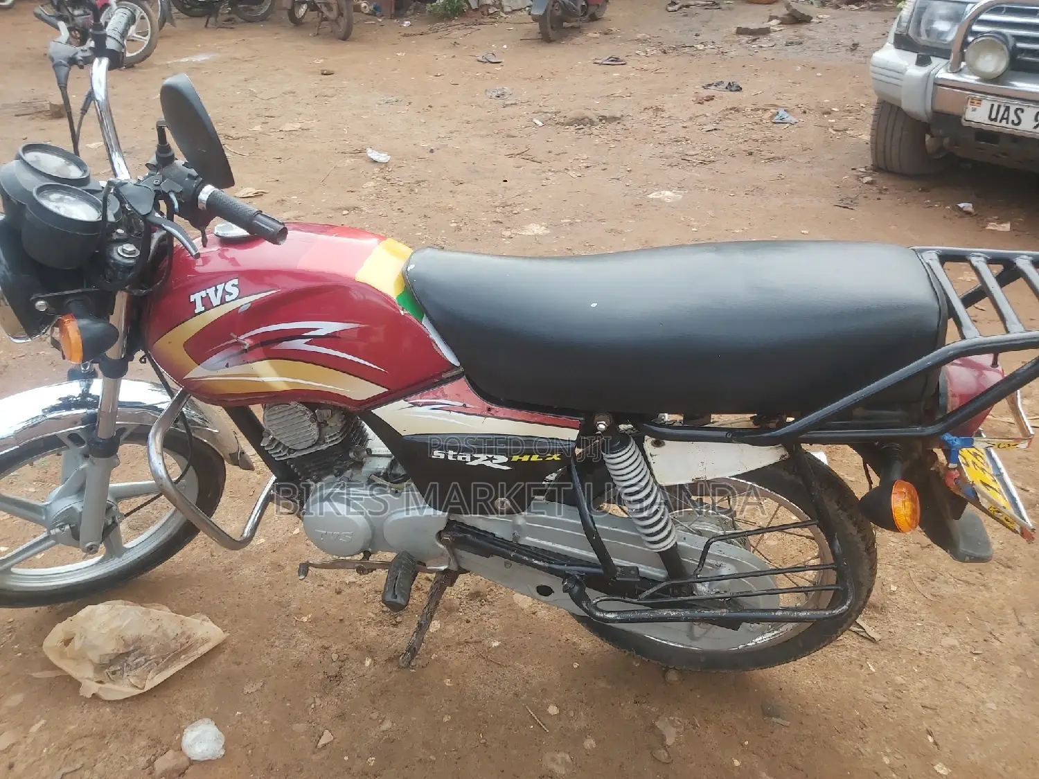 TVS XL 100 2018 Red