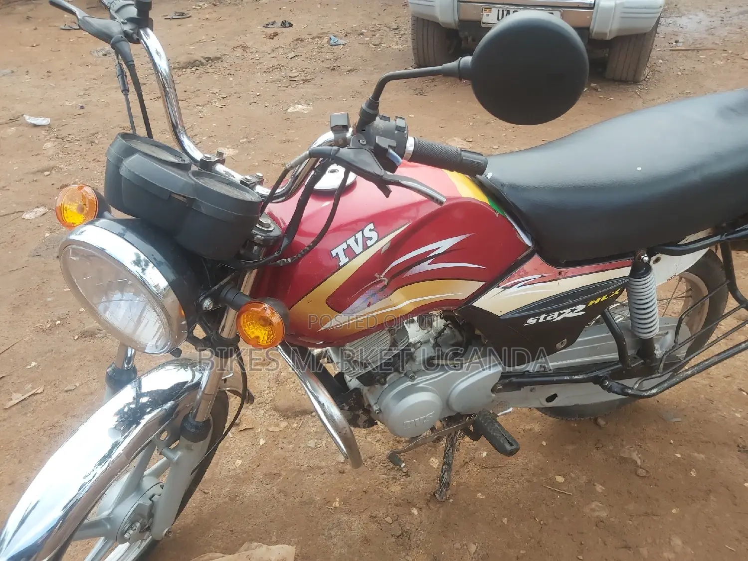 TVS XL 100 2018 Red