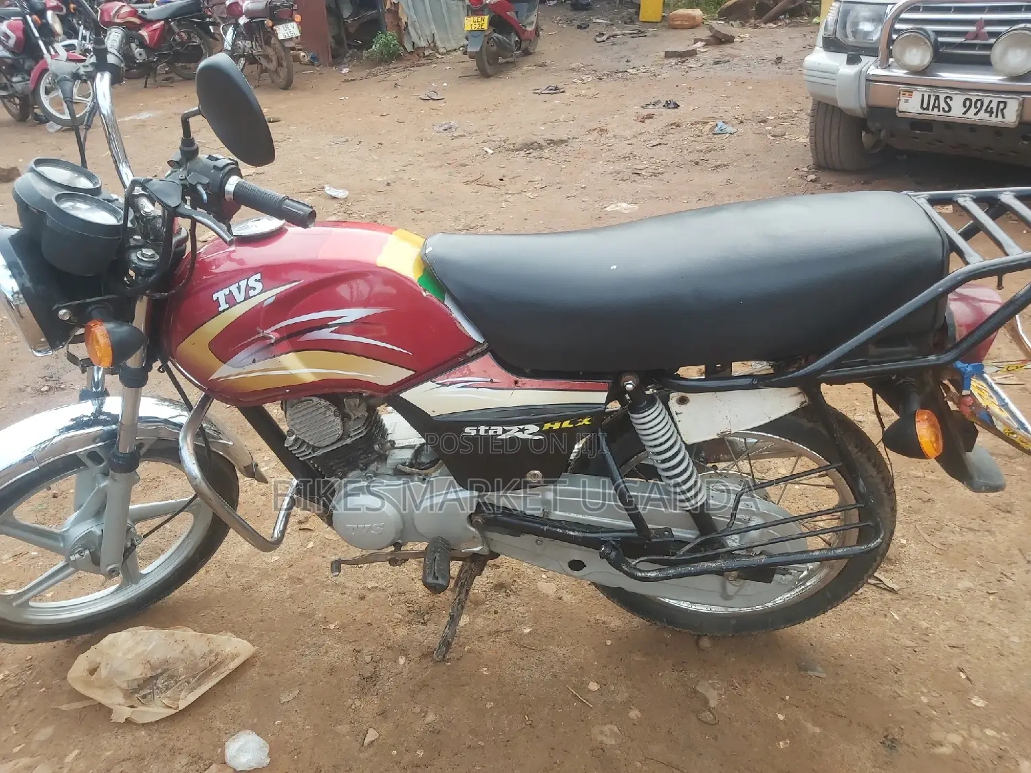 TVS XL 100 2018 Red